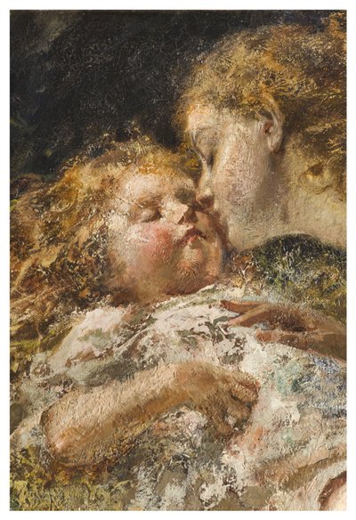 De muzikale engel, 1900-05 door Vicenzo Irolli
